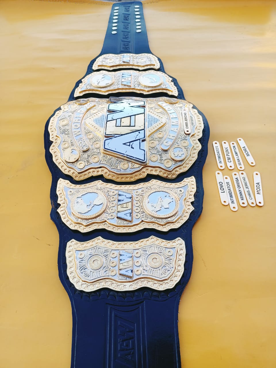 AEW Old Version Championship Replica Title Belt
