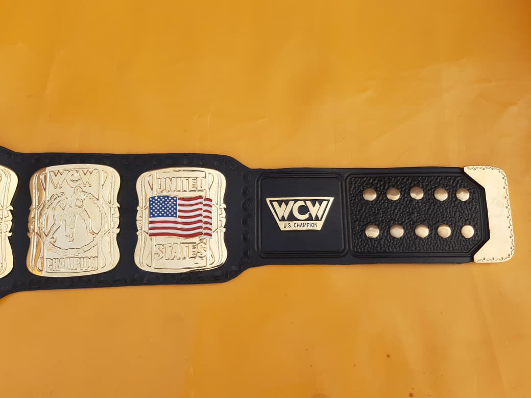 WCW United States Championship Replica Title Belt - THE BELTS BROTHERS LTD