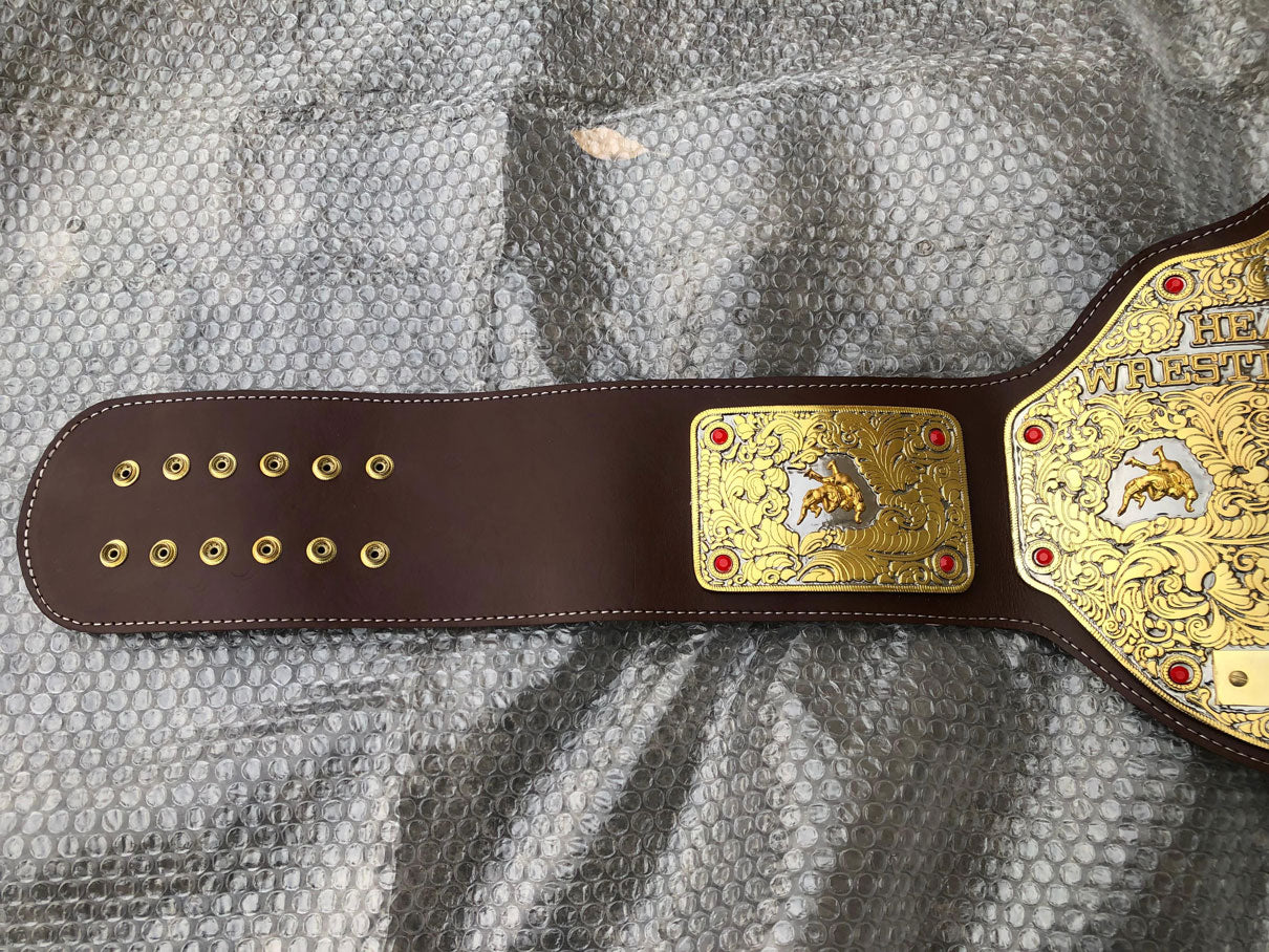 WCW Big Gold Dual Plated Championship Replica Title Belt