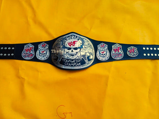 WWF Smoking Skull Championship Replica Title Belt