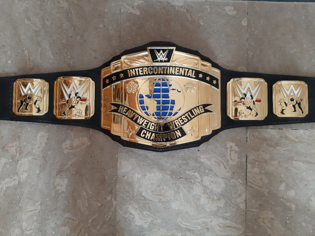 WWE Intercontinental Replia Title Belt Genuine Leather Strap