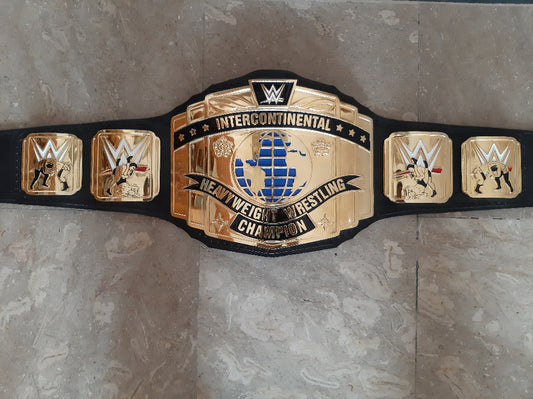 WWE Intercontinental Replia Title Belt Genuine Leather Strap