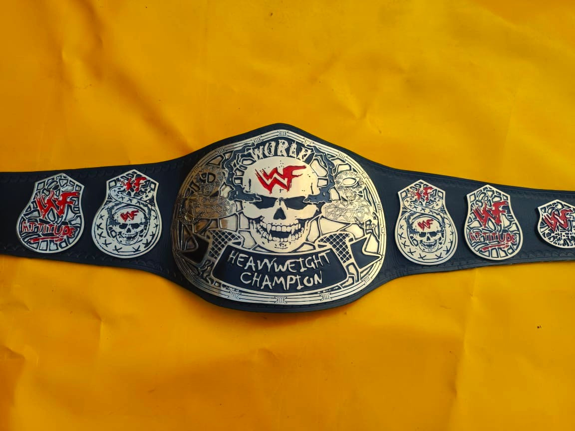 WWF Smoking Skull Championship Replica Title Belt
