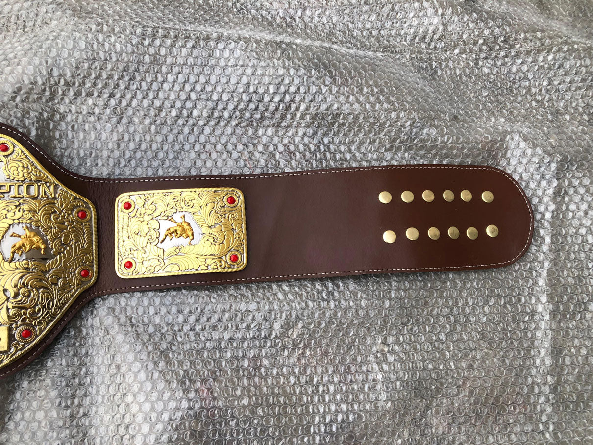 WCW Big Gold Dual Plated Championship Replica Title Belt