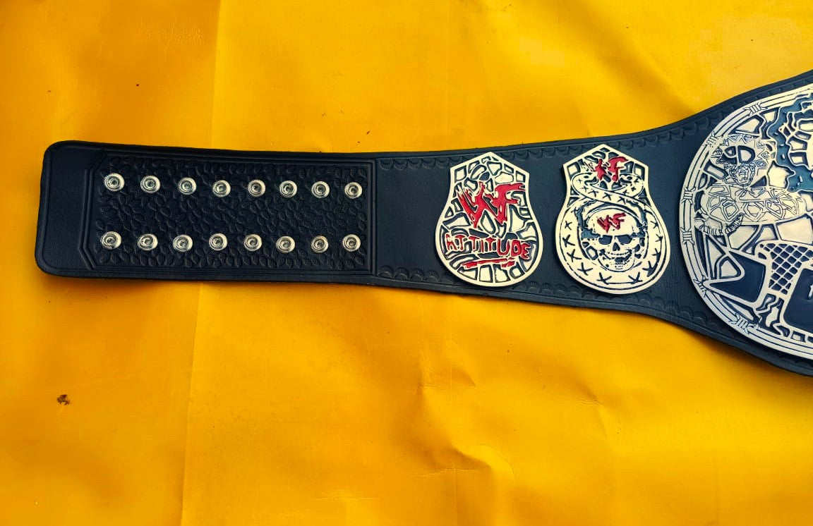 WWF Smoking Skull Championship Replica Title Belt