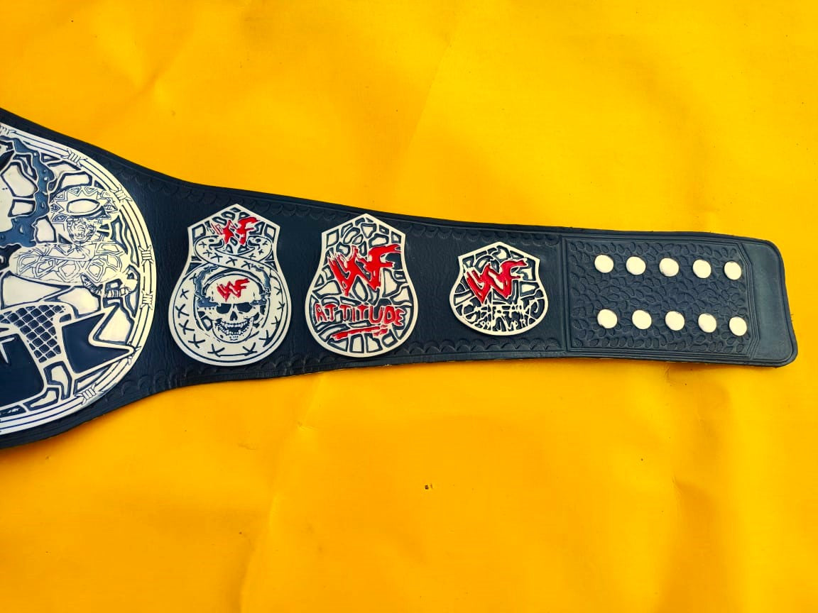 WWF Smoking Skull Championship Replica Title Belt