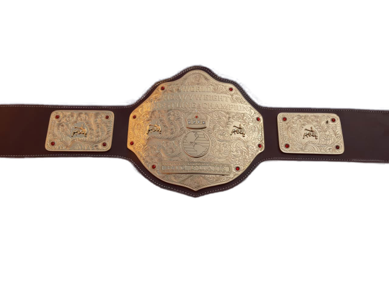 WCW Big Gold Championship Replica Title Belt - THE BELTS BROTHERS LTD