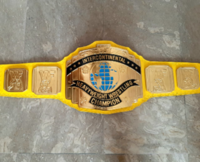 WWF Intercontinental Championship Replica Title Belt - THE BELTS BROTHERS LTD