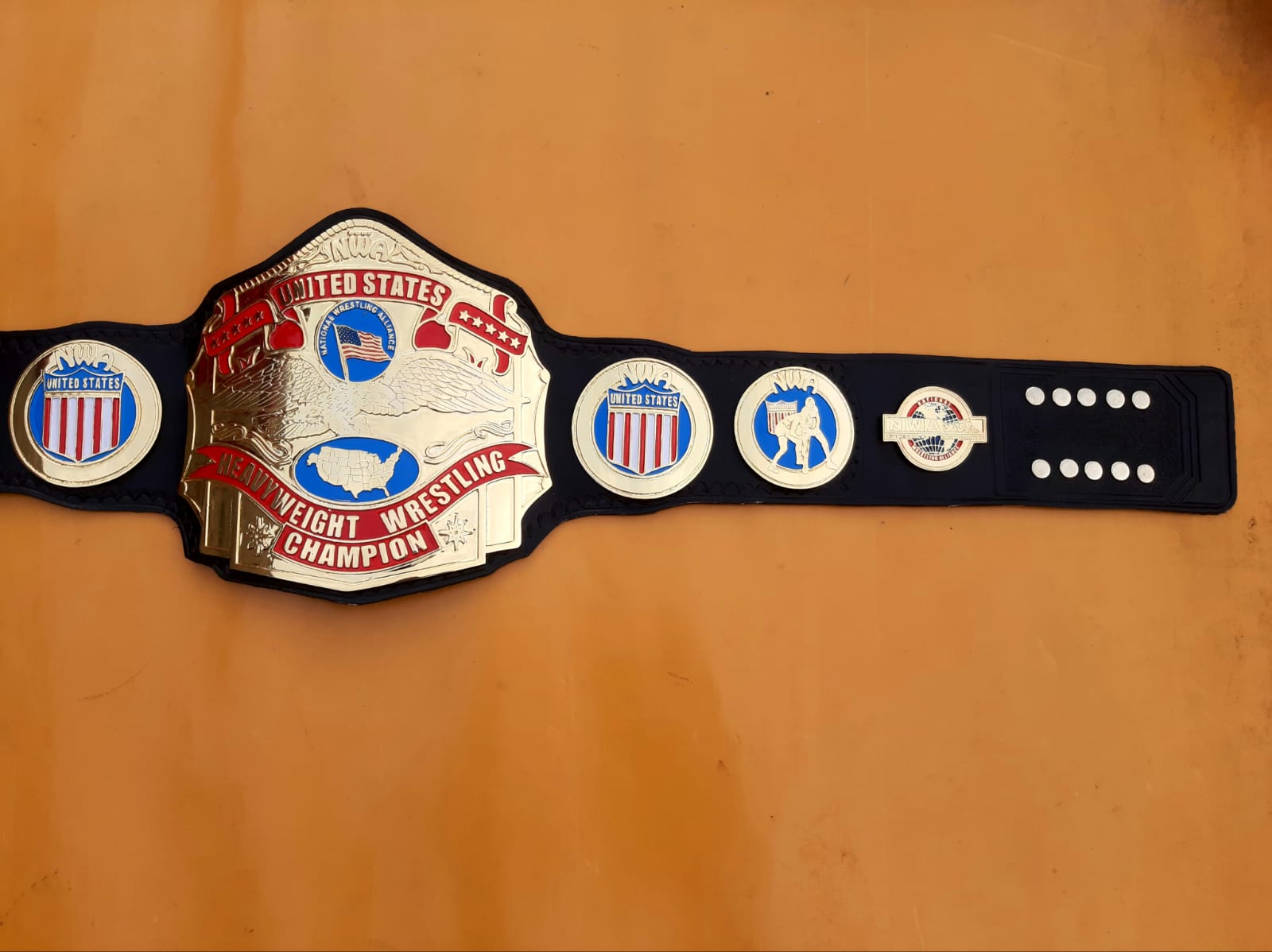 NWA USA Championship Replica Title Belt - THE BELTS BROTHERS LTD